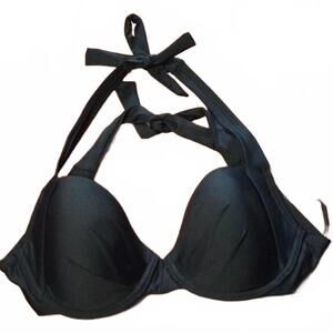 CALVIN KLEIN PLEATED CONVERTIBLE UNDERWIRE BLACK M